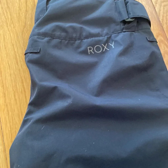 Roxy slim fit Cabin Snow Pants XS excellent pre owned condition black gore-tex - Picture 6 of 9